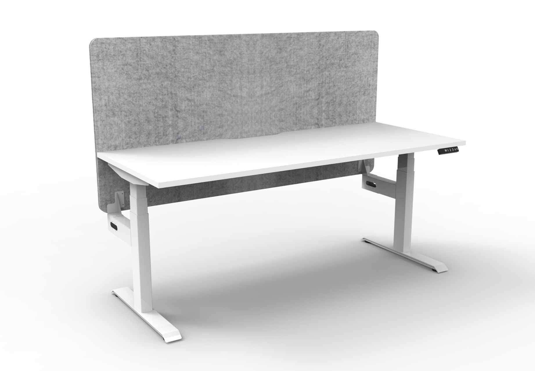 Boost+ Sit-Stand Single Sided Workstation - with Eco Screen